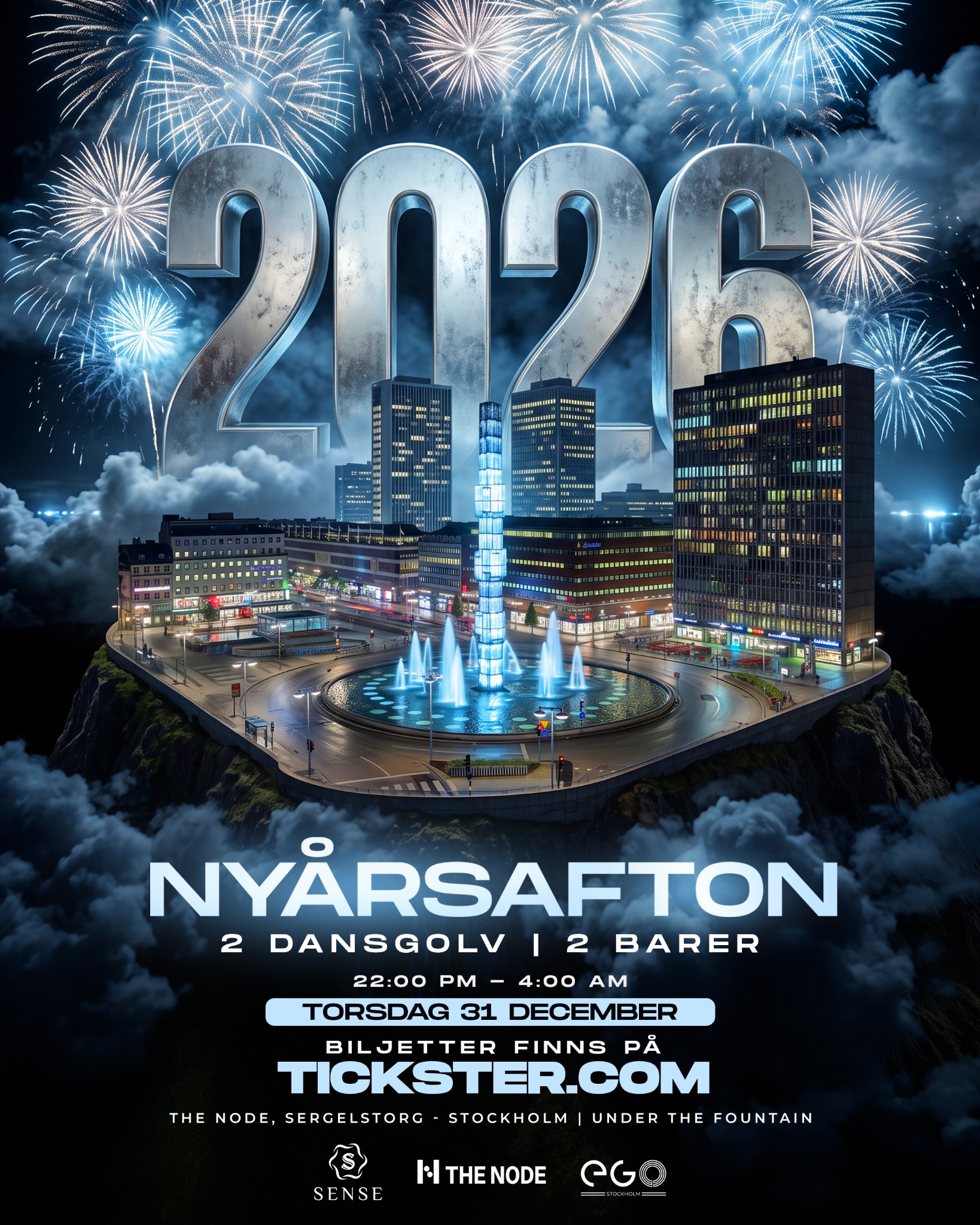 Poster for New Year’s Eve 2026 at The Node