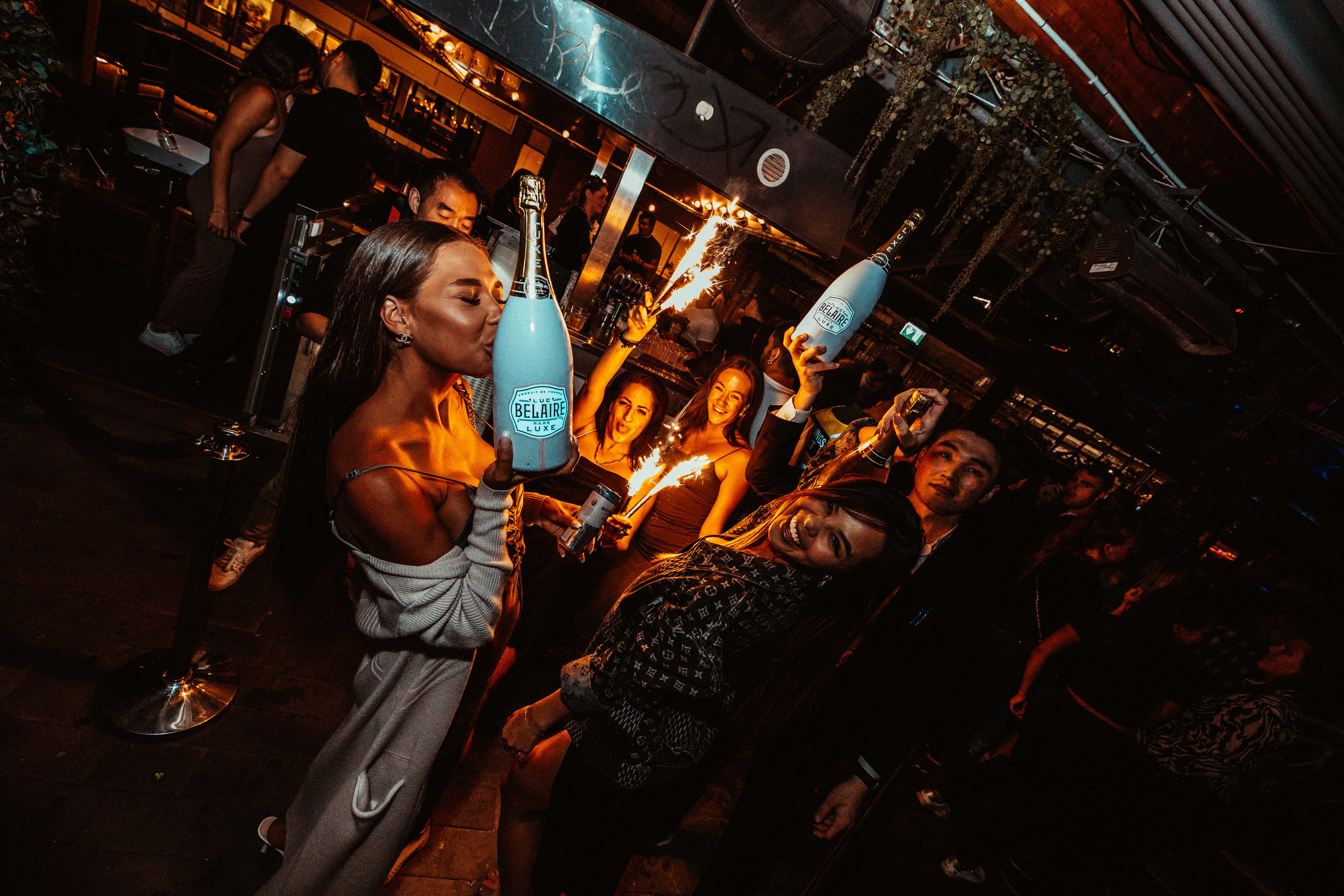 Party guests at a Sense Stockholm event